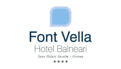 logo vector Font Vella Hotel Balneari