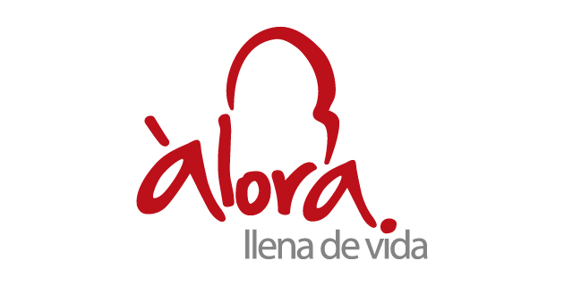 logo vector Álora llena de vida