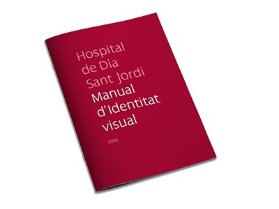 Hospital de Dia Sant Jordi manual d'identitat visual