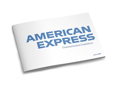 American Express communication guidelines