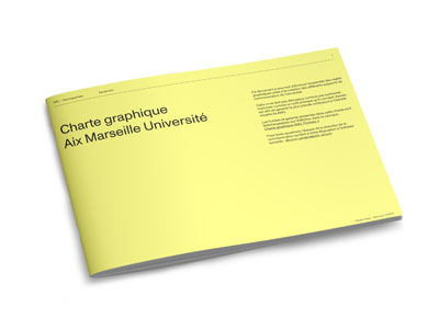 Aix Marseille Université charte graphique