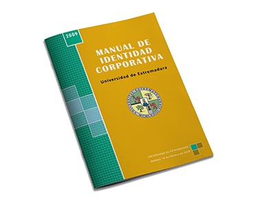 Universidad de Extremadura identidad corporativa