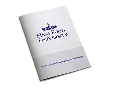 High Point University print standards guide