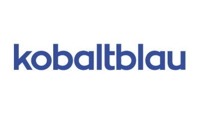 logo vector kobaltblau