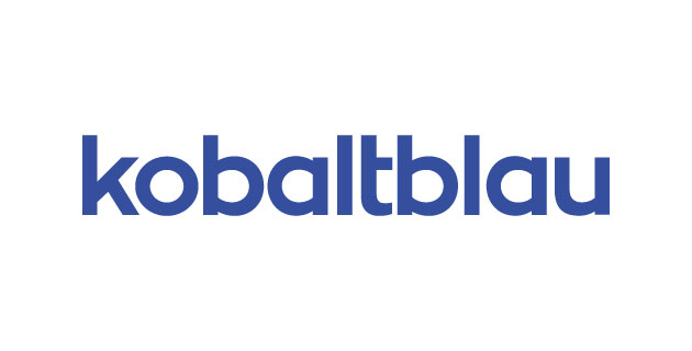 logo vector kobaltblau