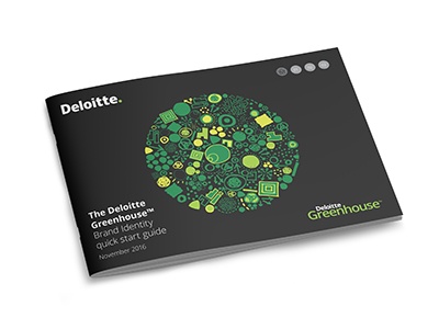 Deloitte Greenhouse brand identity