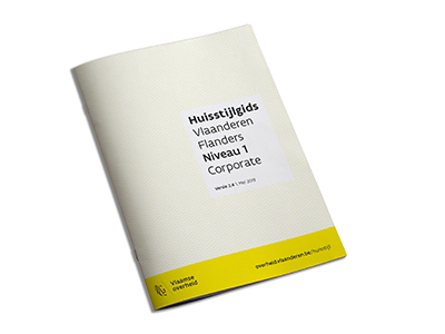 Huisstijlgids Vlaanderen Flanders niveau 1 corporate
