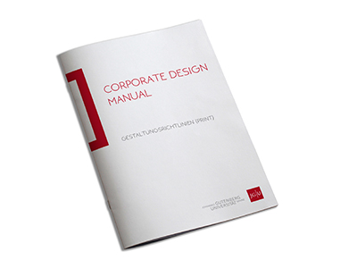 Johannes Gutenberg-Universität Mainz corporate design manual