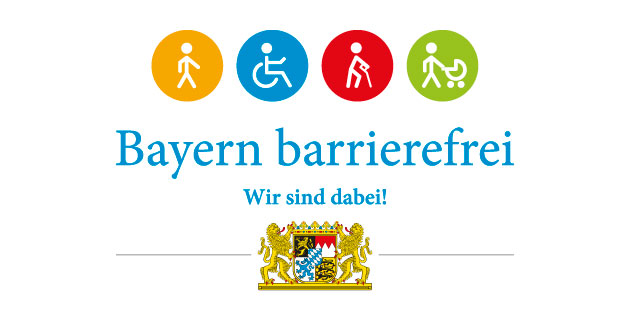 vektor-logo Bayern barrierefrei