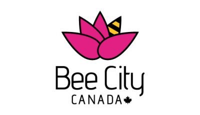 logo vector Bee City Canada