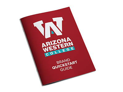 Arizona Western College brand quickstart guide