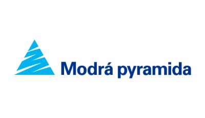 vektorove logo Modrá pyramida