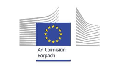 Lógó i bhformáid veicteora An Coimisiún Eorpach