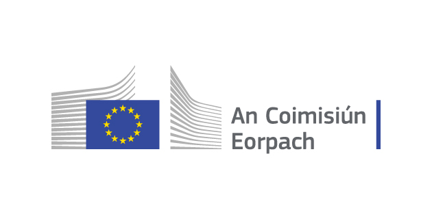 Lógó i bhformáid veicteora An Coimisiún Eorpach