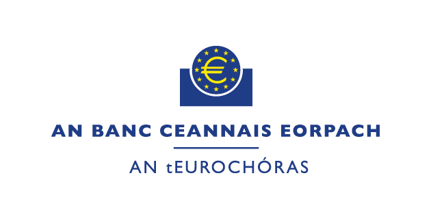 Lógó i bhformáid veicteora Bhanc Ceannais Eorpach