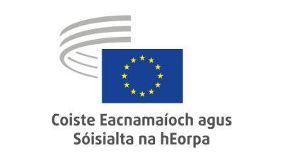 Lógó i bhformáid veicteora Coiste Eacnamaíoch agus Sóisialta na hEorpa