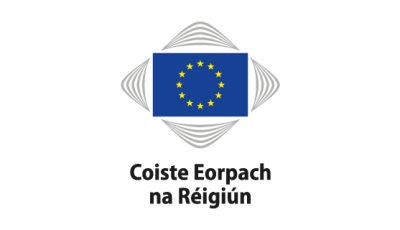 Lógó i bhformáid veicteora Coiste Eorpach na Réigiún