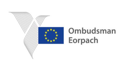 Lógó i bhformáid veicteora Ombudsman Eorpach